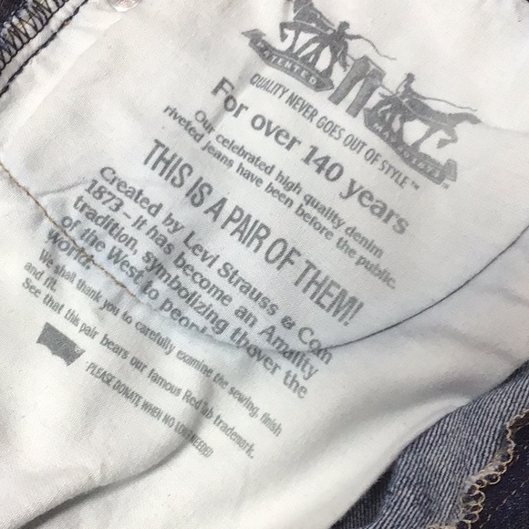 🐎 LEVI’S 505 Men’s Regular Stretch Straight Leg Blue Zip Front 5 Pocket - Picture 4 of 9